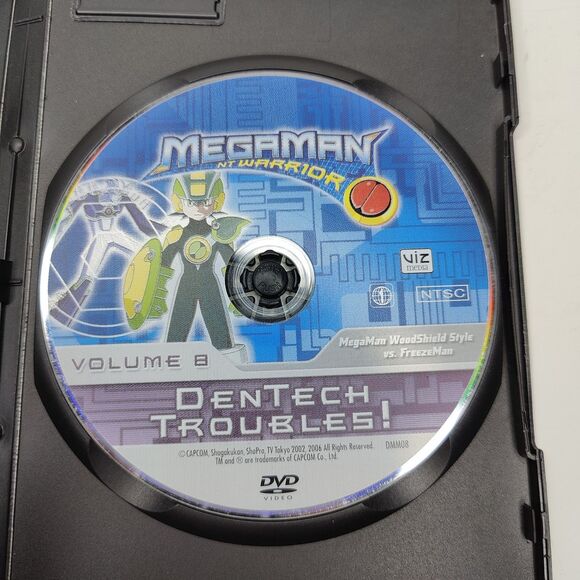 MegaMan NT Warrior Volume 8 DenTech Troubles - Rare! (Disc Only) - Picture 3 of 6